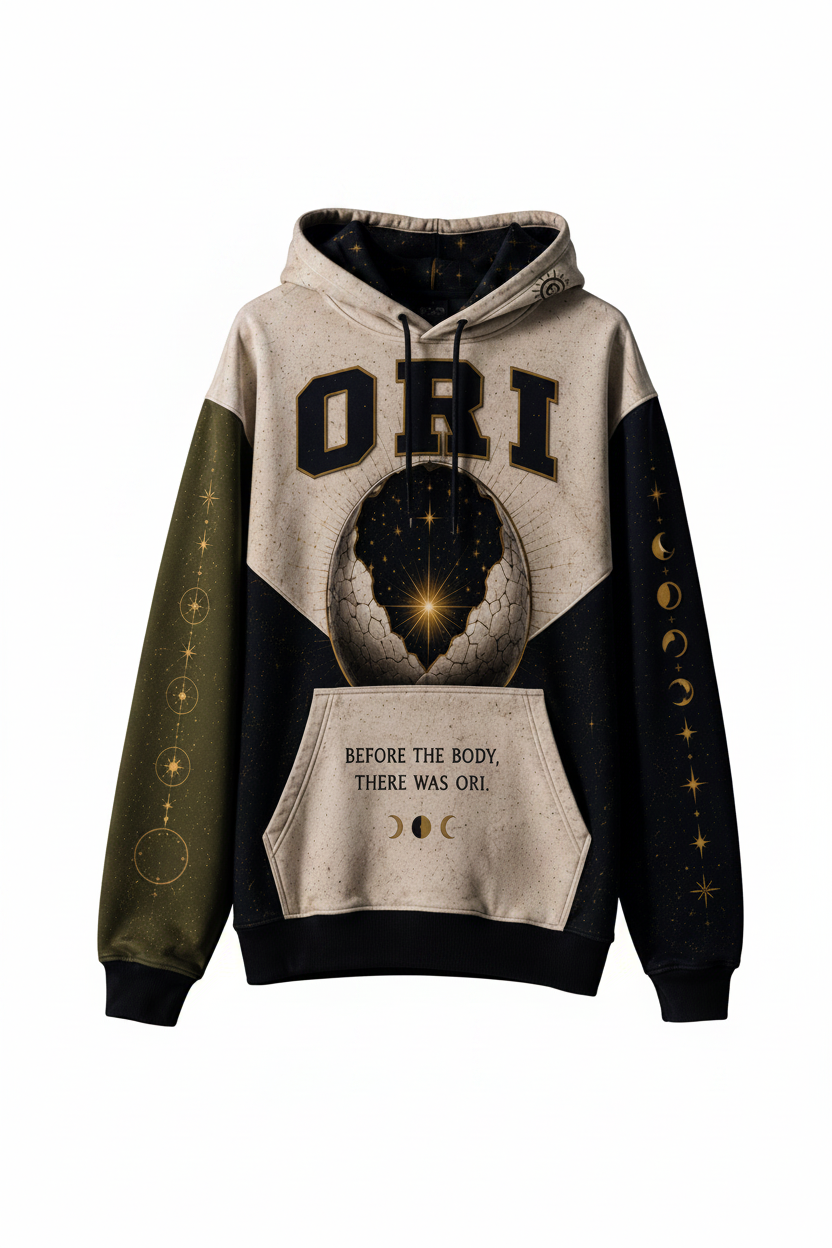 The Sacred Head | ORI Hoodie — Front View