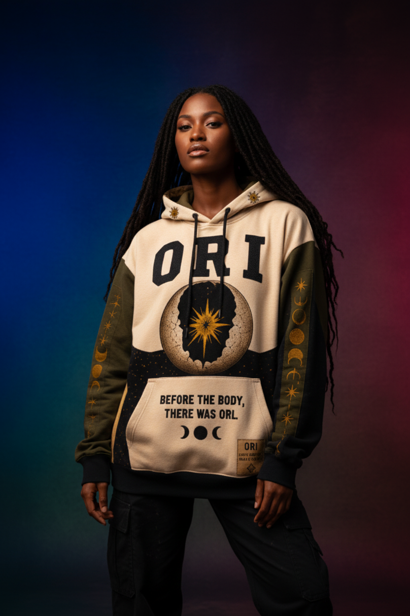 The Sacred Head | ORI Hoodie — Female Editorial