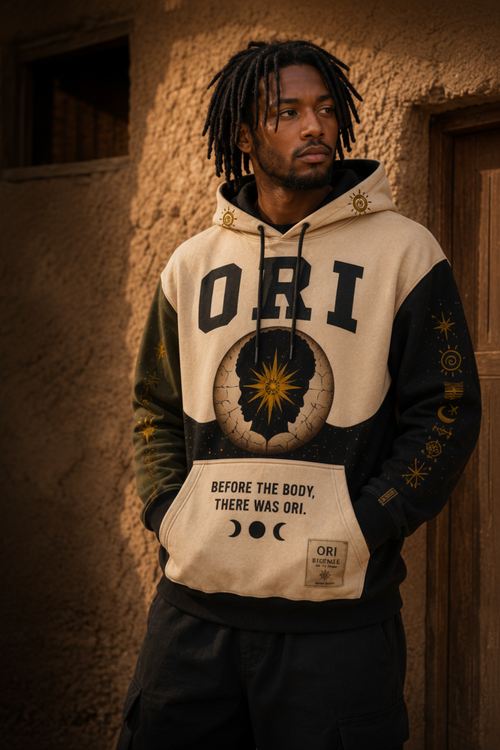 The Sacred Head | ORI Hoodie — Terracotta Editorial